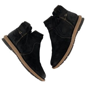 Born Women’s Wynter Boot Distressed Suede Ankle Bootie size 7.5